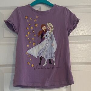 Disney Purple Frozen Sisters Graphic Tee - 5T